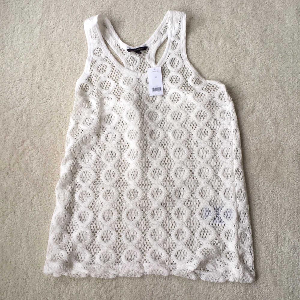 ‼️3 for $20! NWT! Banana Republic white tank